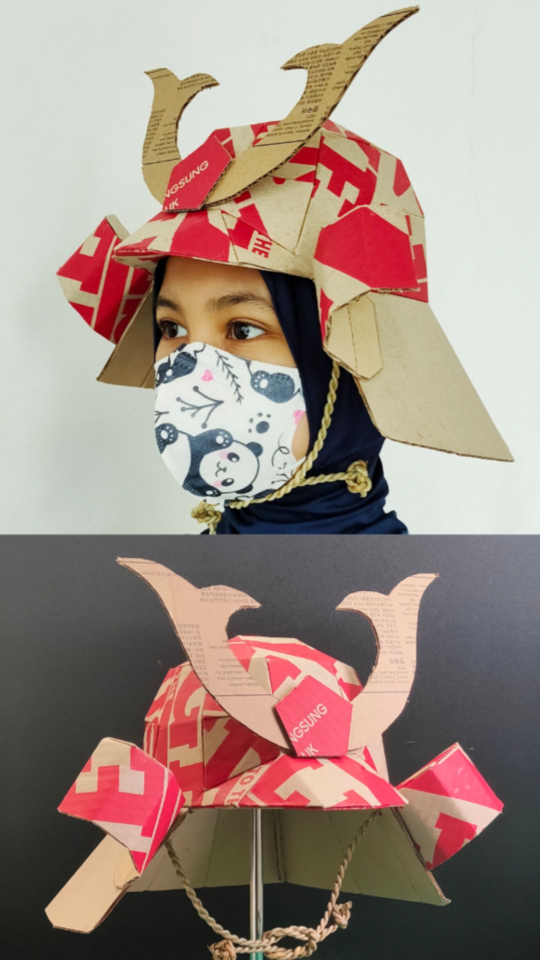 Cardboard Helmet Pattern Cardboard Helmet Pattern